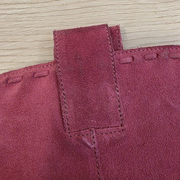 Gianni Bini Pink Suede Festival Going Out Cowgirl Mid Calf Boots Sizs 9.5M - Picture 7 of 12